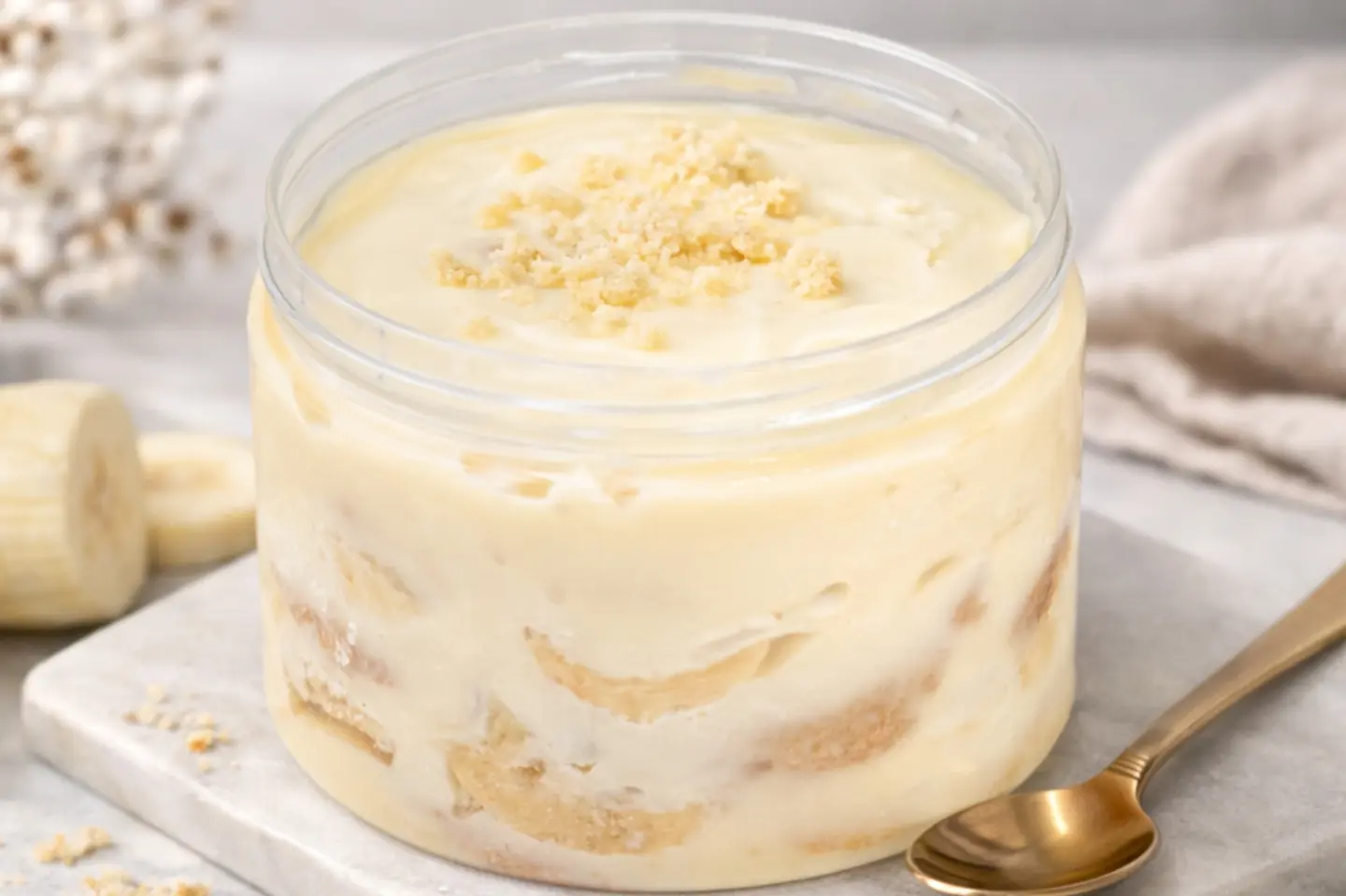 Banana Pudding Jar Cake