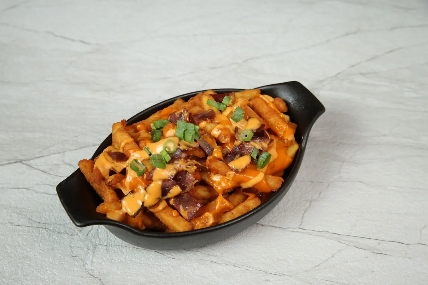 Cheesy Fries With Bacon