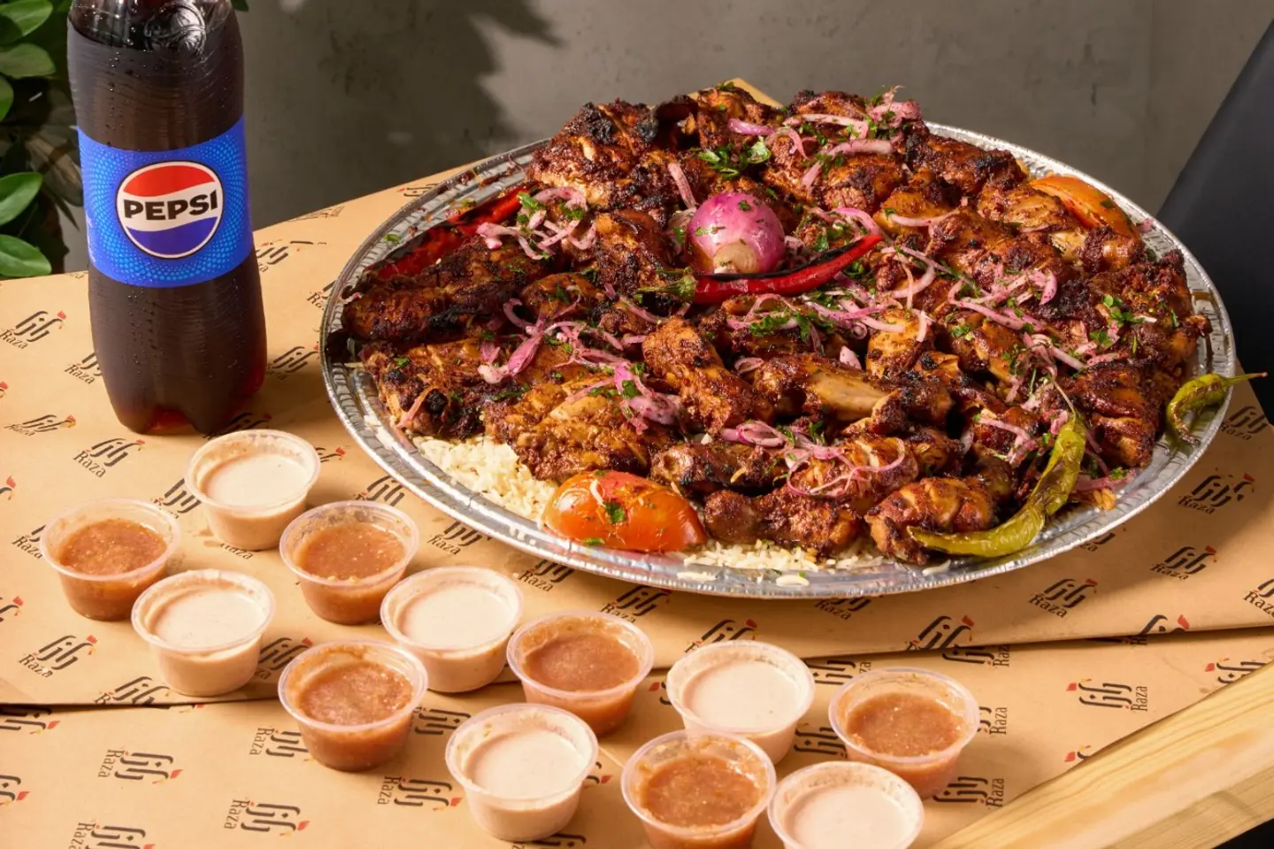 Gathering Meal   Raza Tandori Chicken