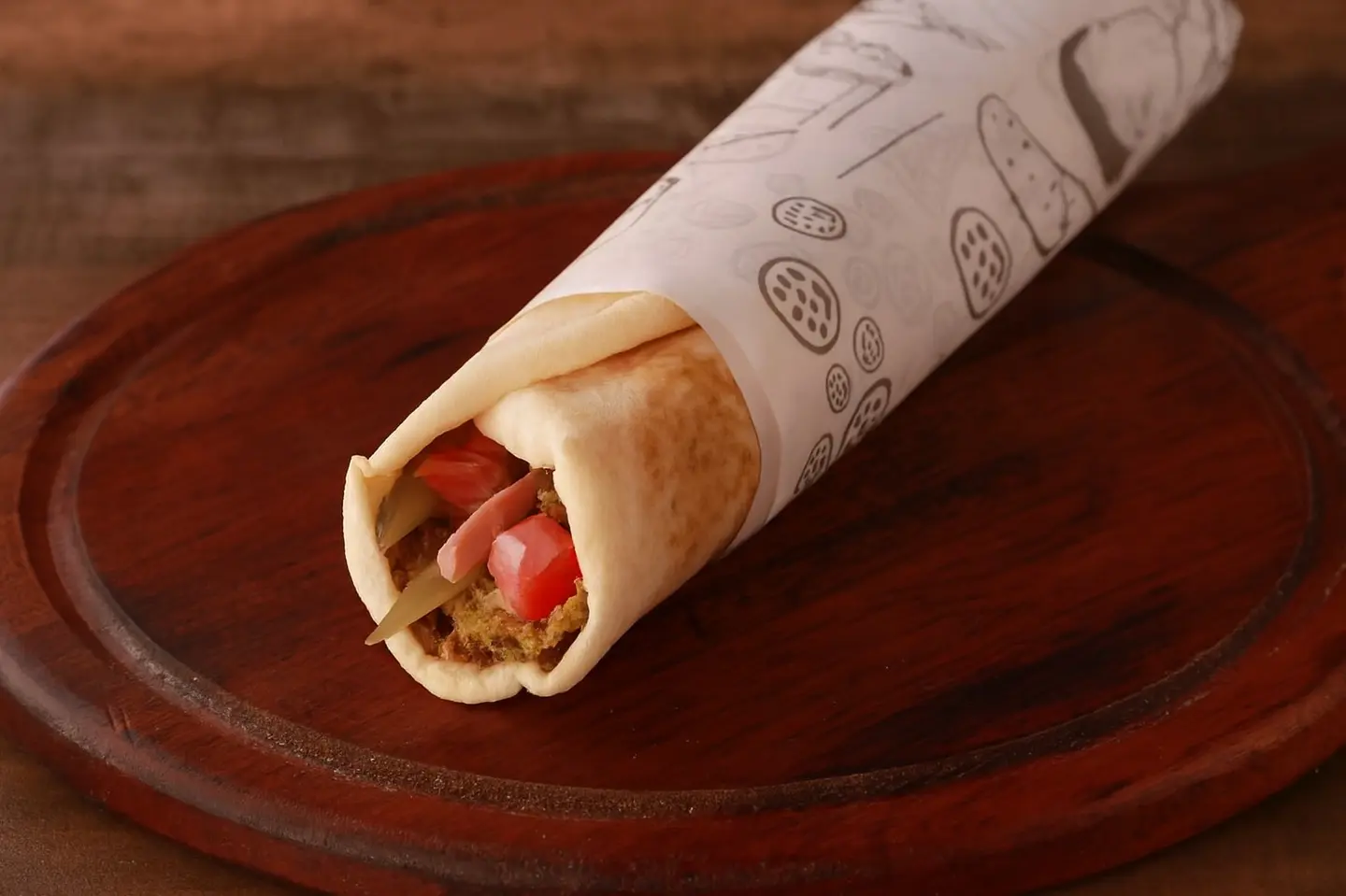 ساندوتش فلافل هاشم