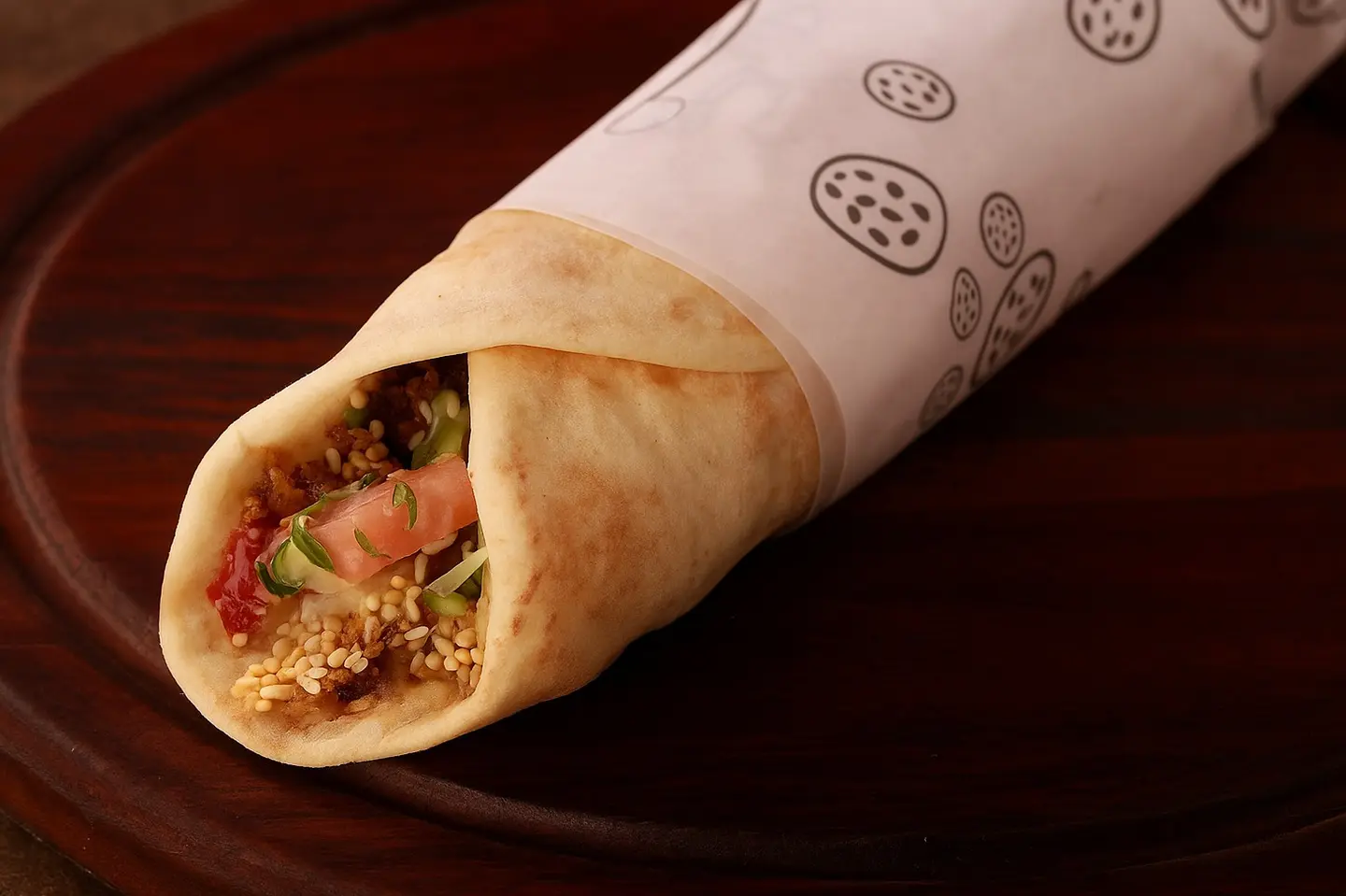 ساندوتش فلافل هاشم محشي