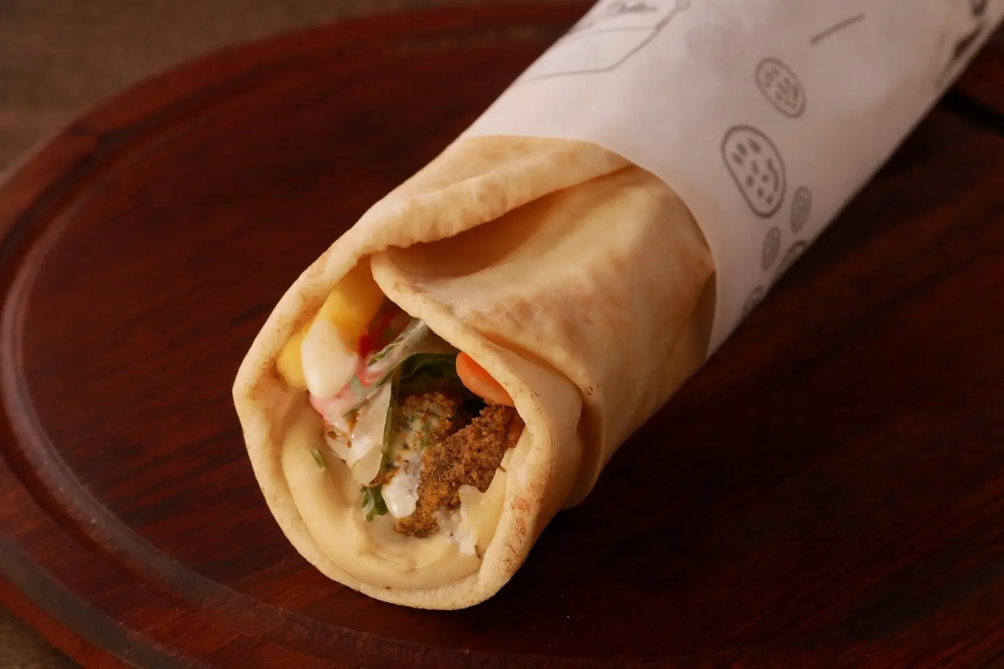 ساندوتش فلافل هاشم سوبر