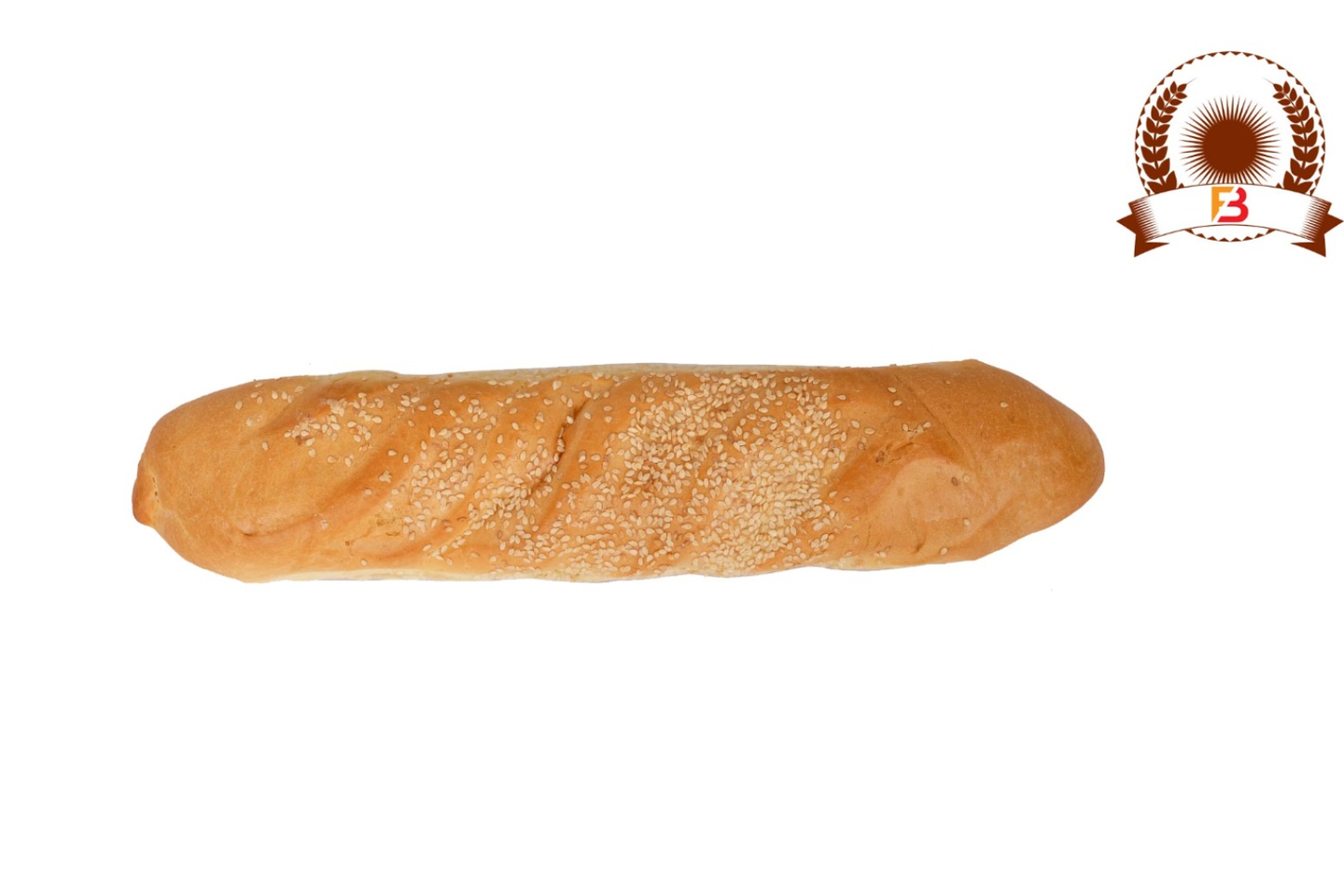 باجيت فرنسي صغير أبيض بالسمسم