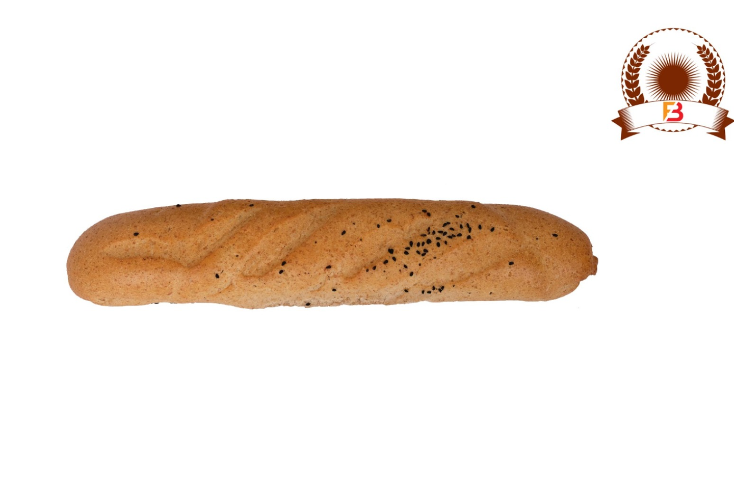 باجيت فرنسي صغير أسمر بحبة البركة