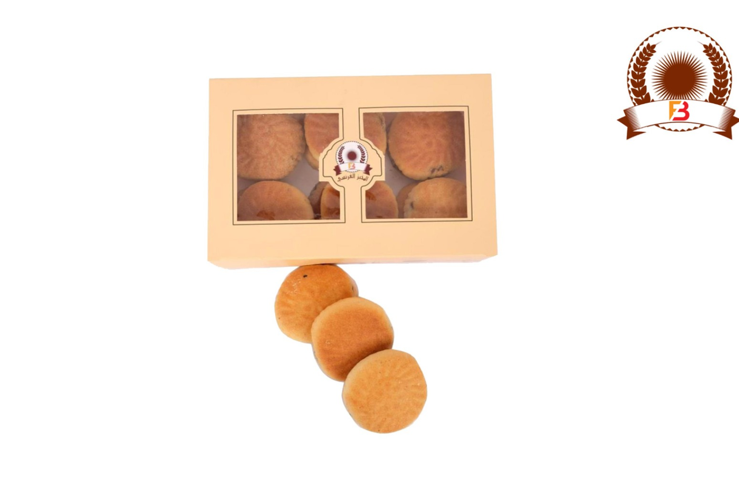 معمول بالتمر حبة كبيرة ابيض