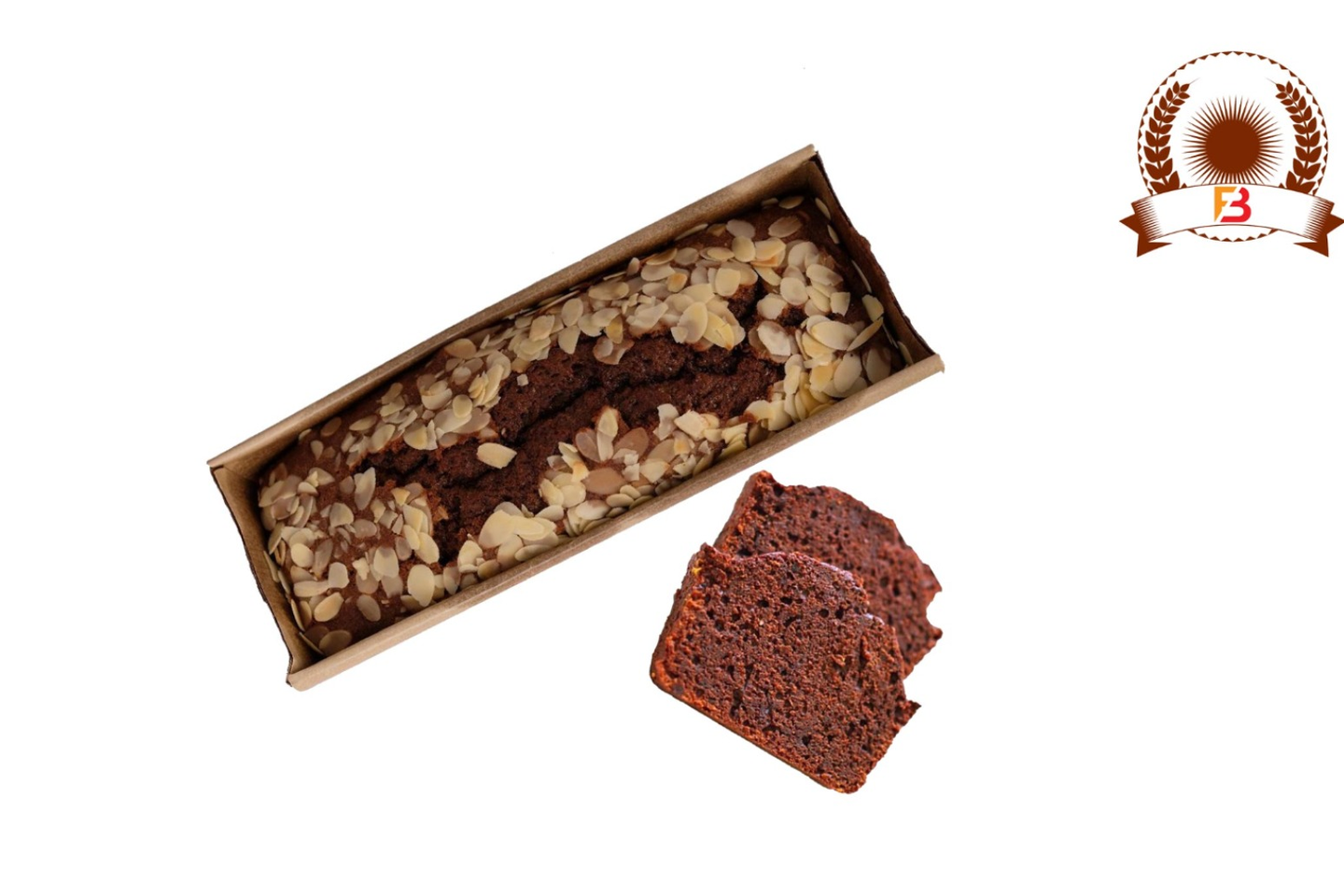 كيك انجليزي مستطيل شوكولاتة