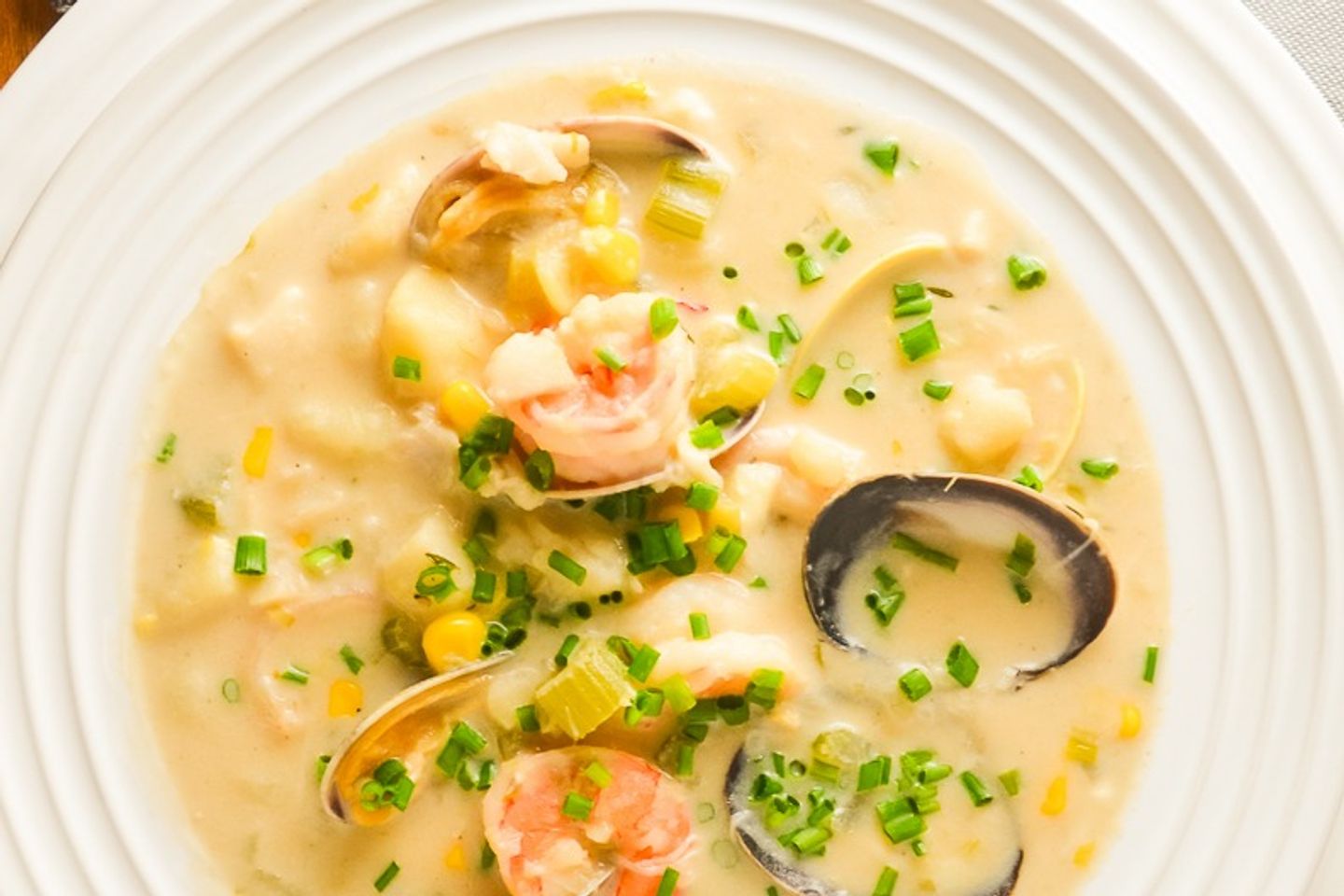 Fish And More Seafood Soup With Cream