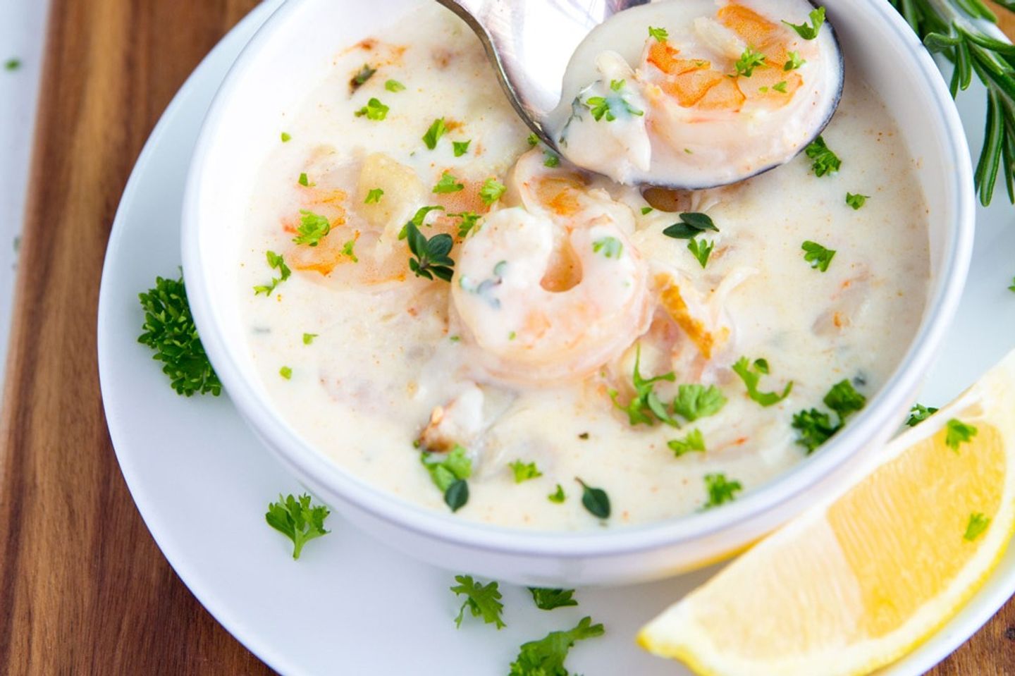 Shrimp And Cream Soup