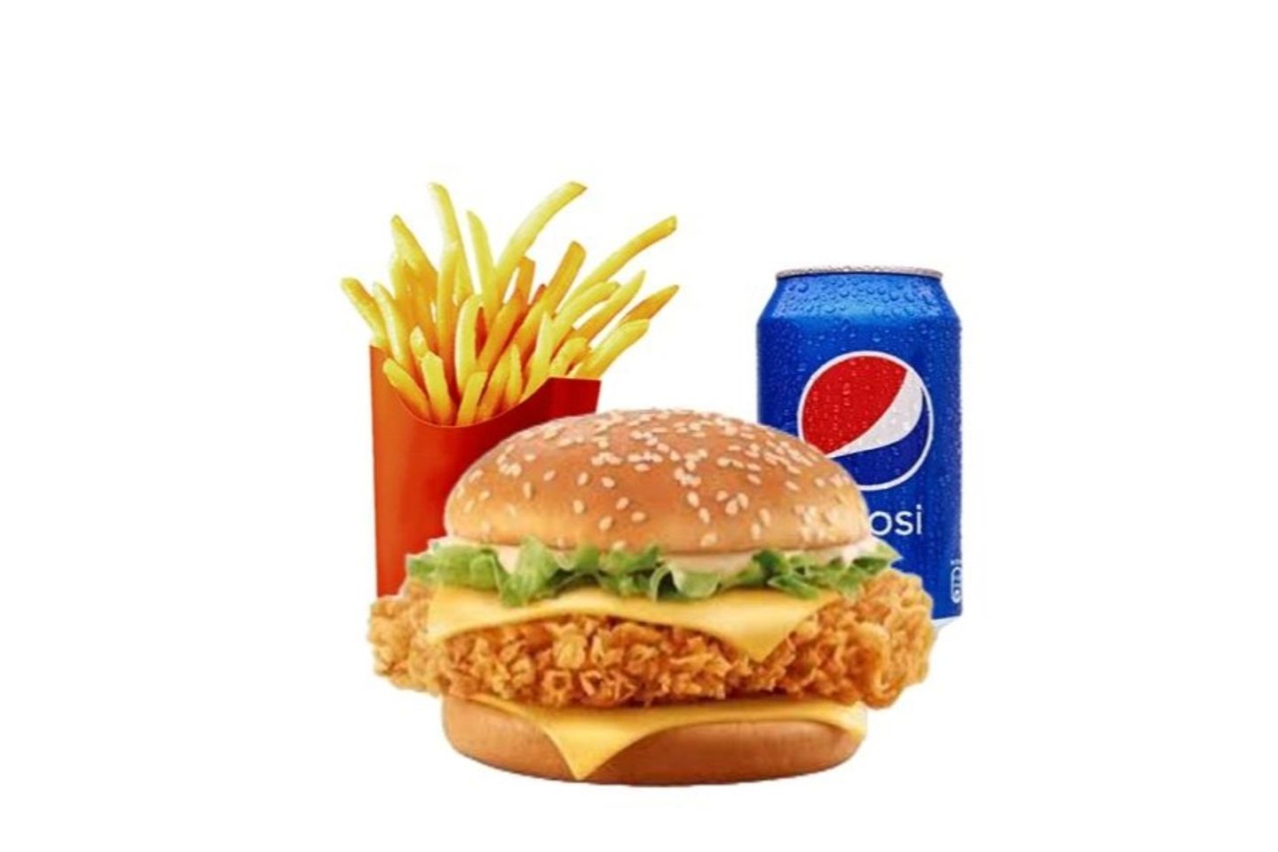 Zinger Burger With Cheese Meal