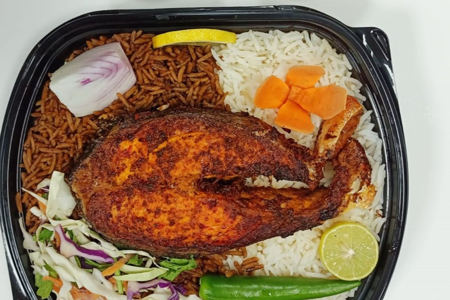 وجبة سلمون