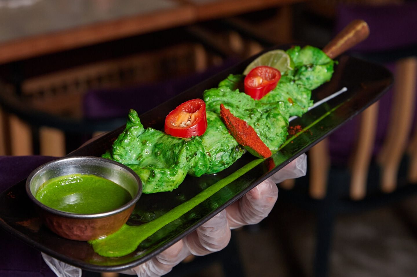 Green Pahadi Kebab
