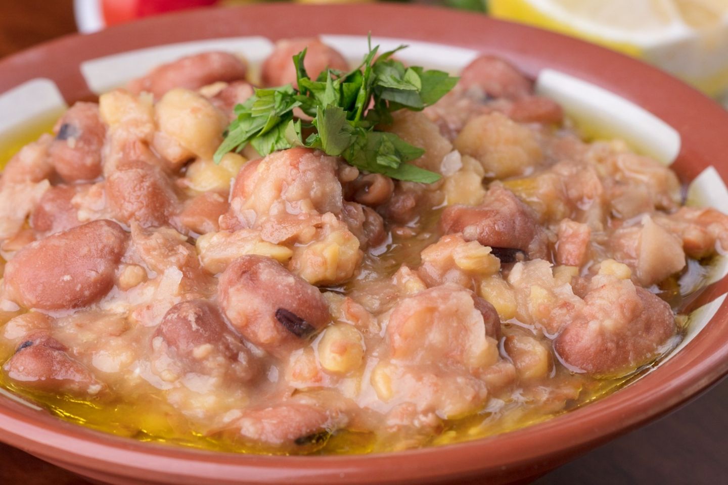 Lebanese Beans Platter