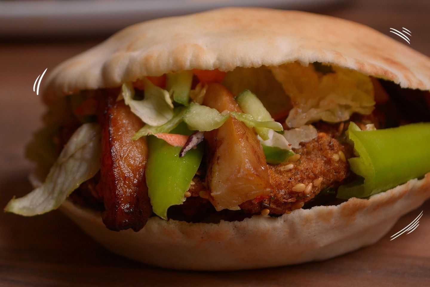 Eggplant Falafel