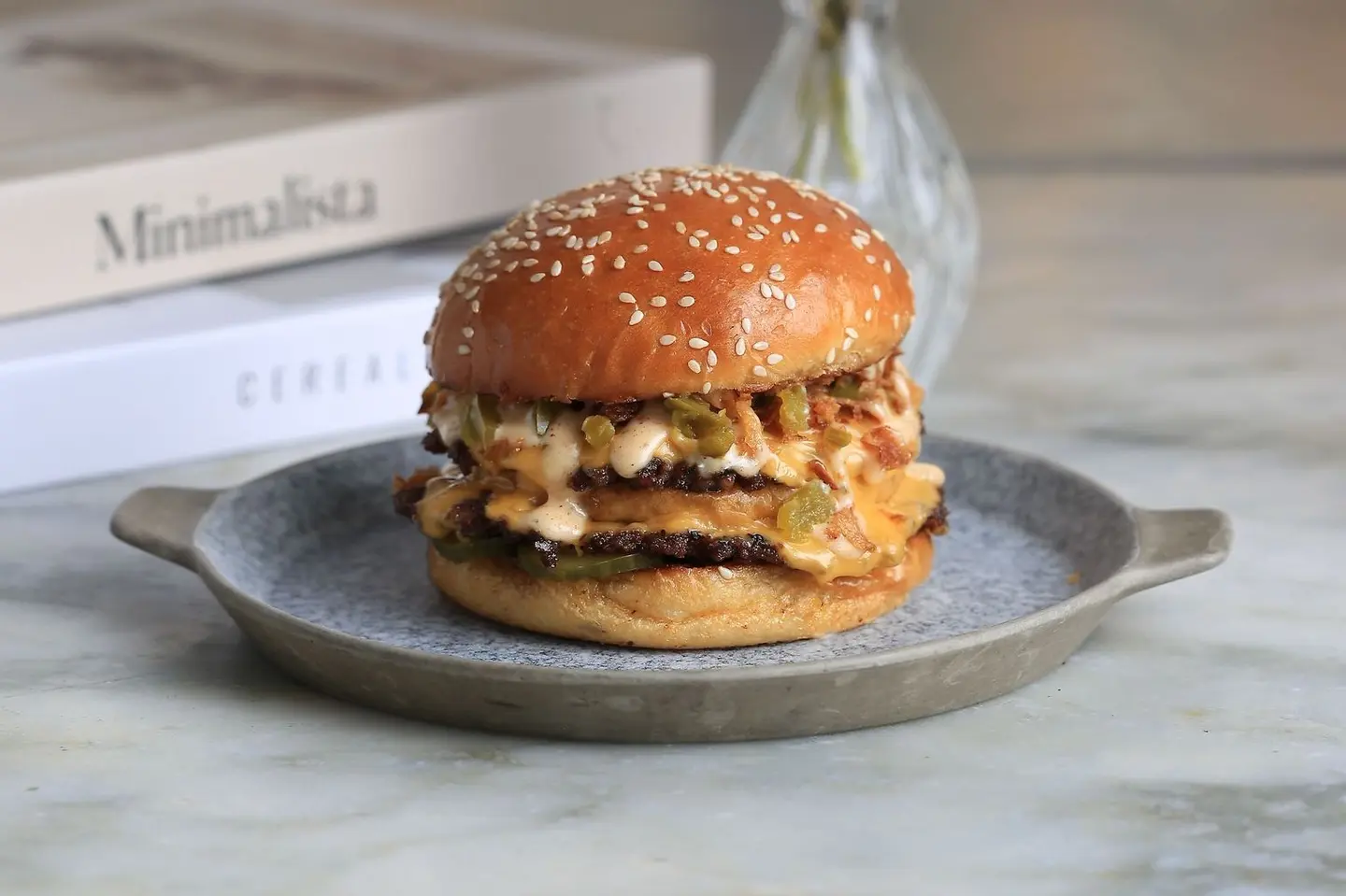 Double Crunch Burger Beef
