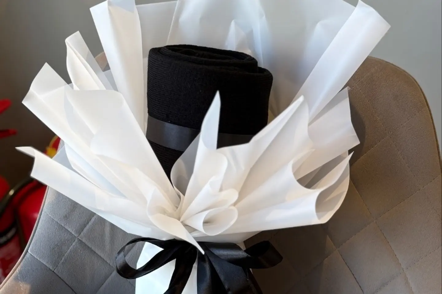 باقة الوشاح الاسود