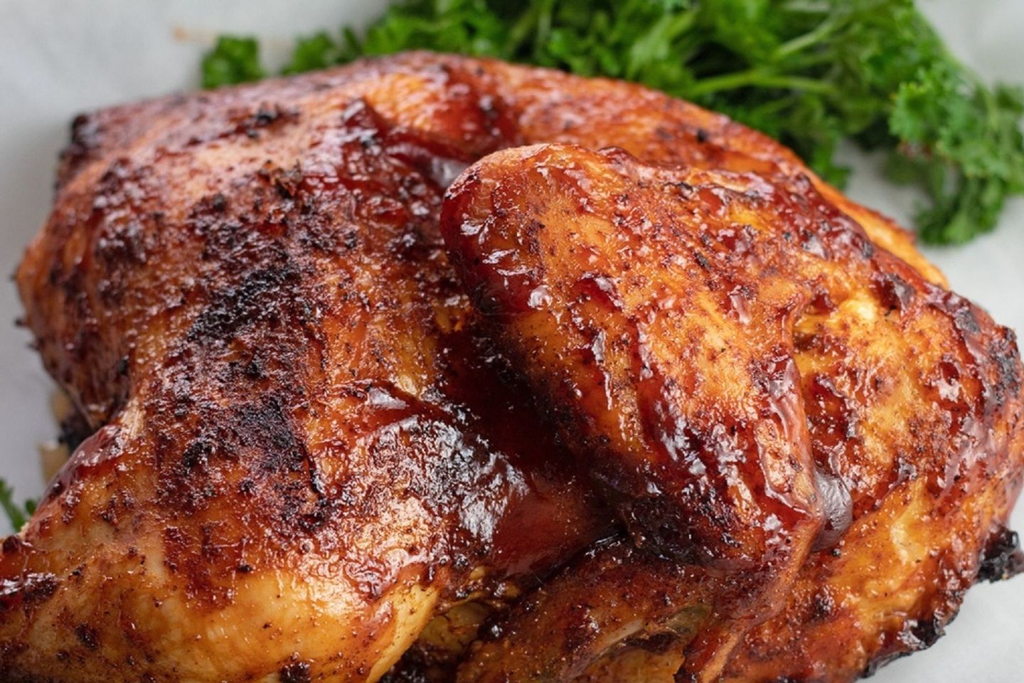نص حبة دجاج شواية مقلية