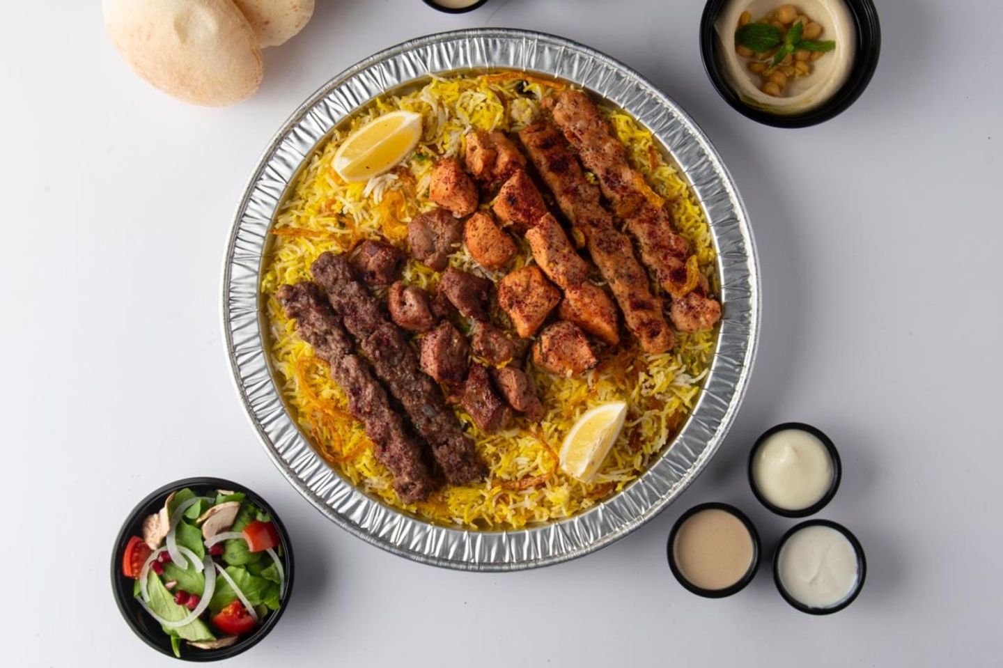 بكج تمن مع مشوي أيمون