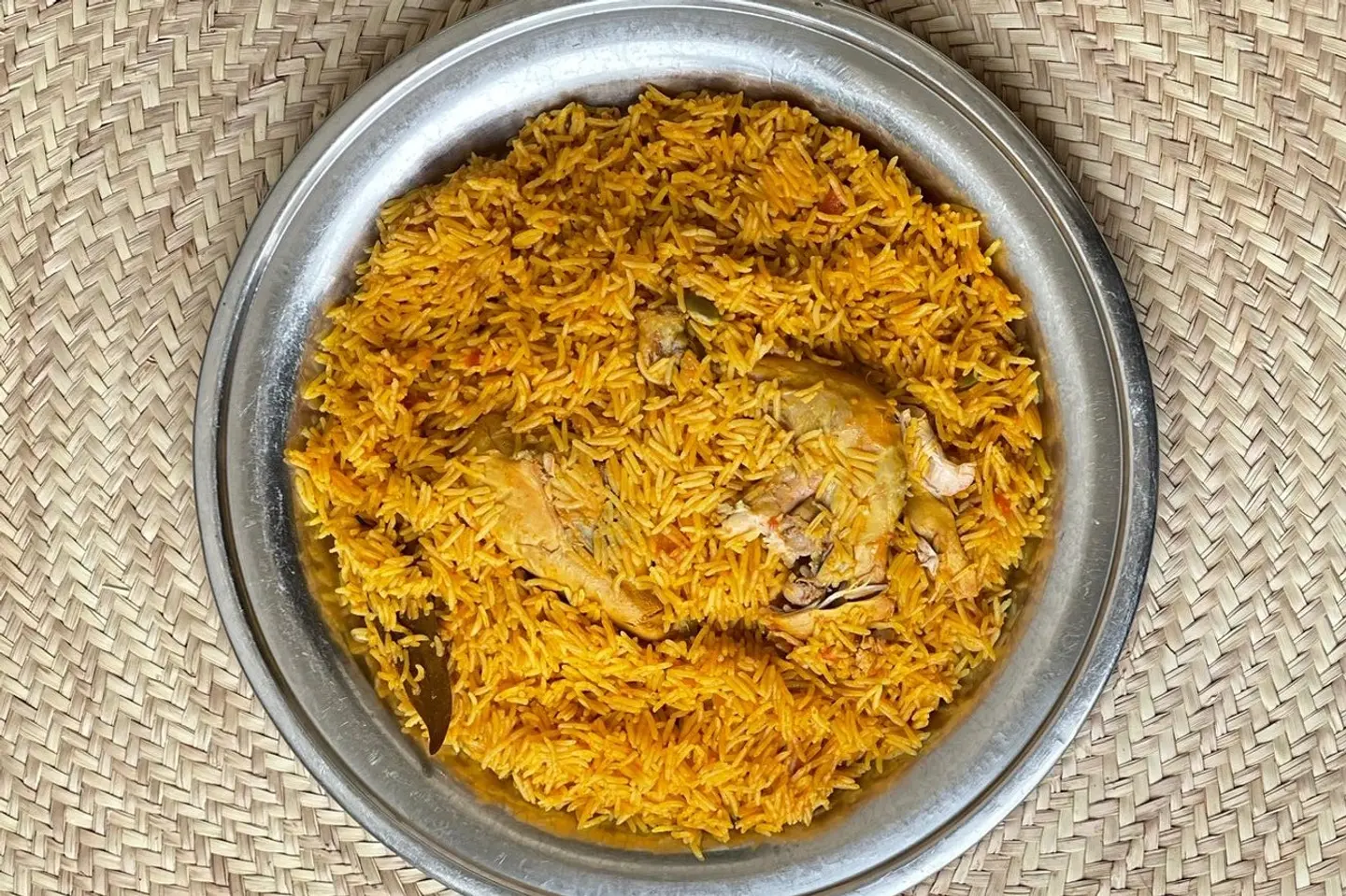نص حبة كبسة دجاج