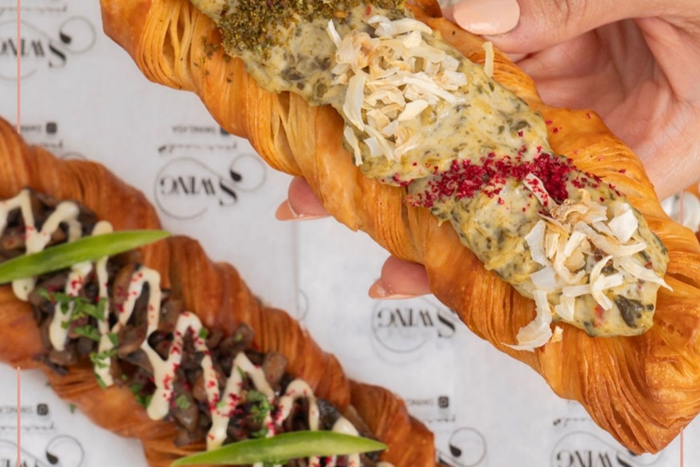 Cheese Spinach Danish
