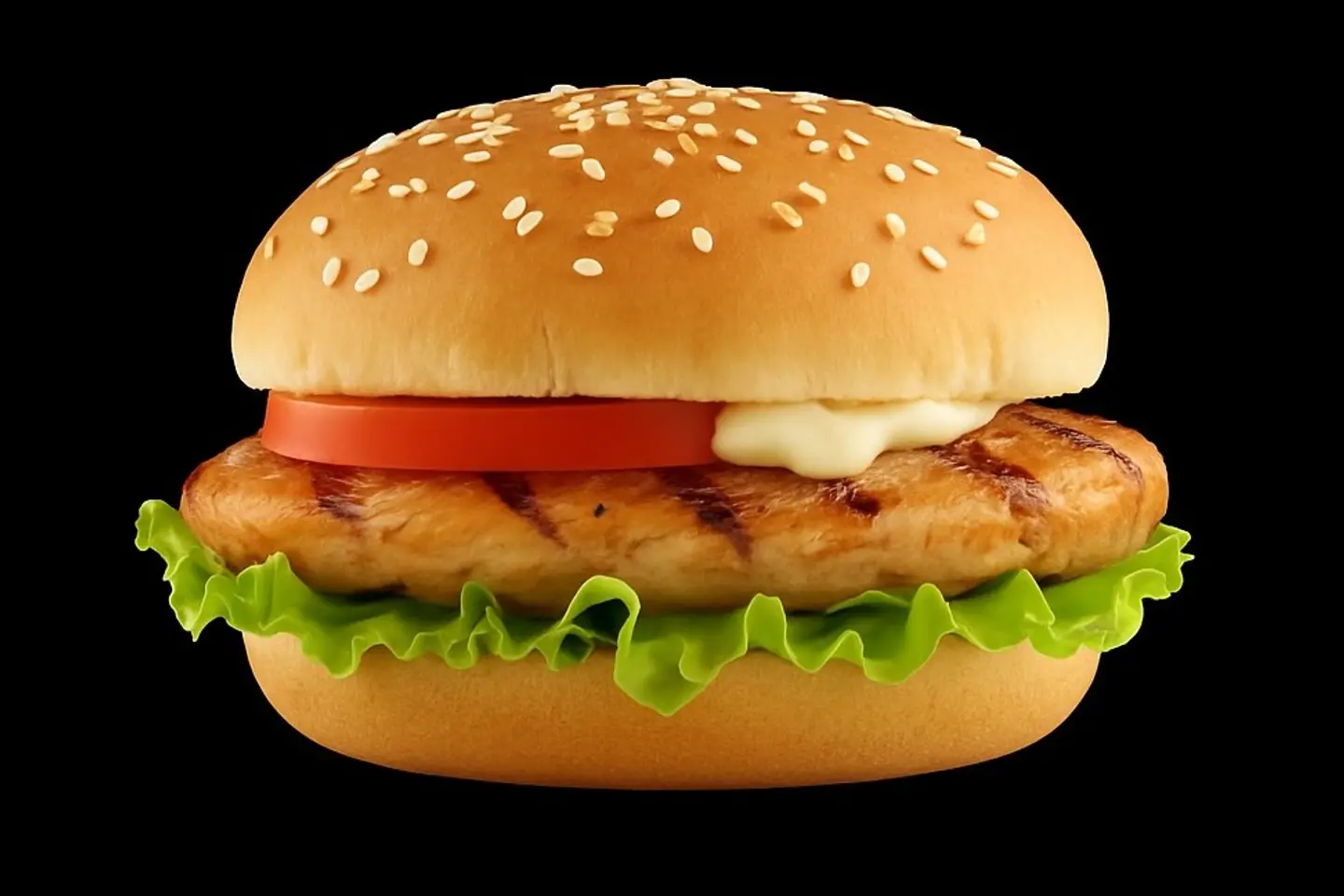 Fresh Grilled Chicken Burger