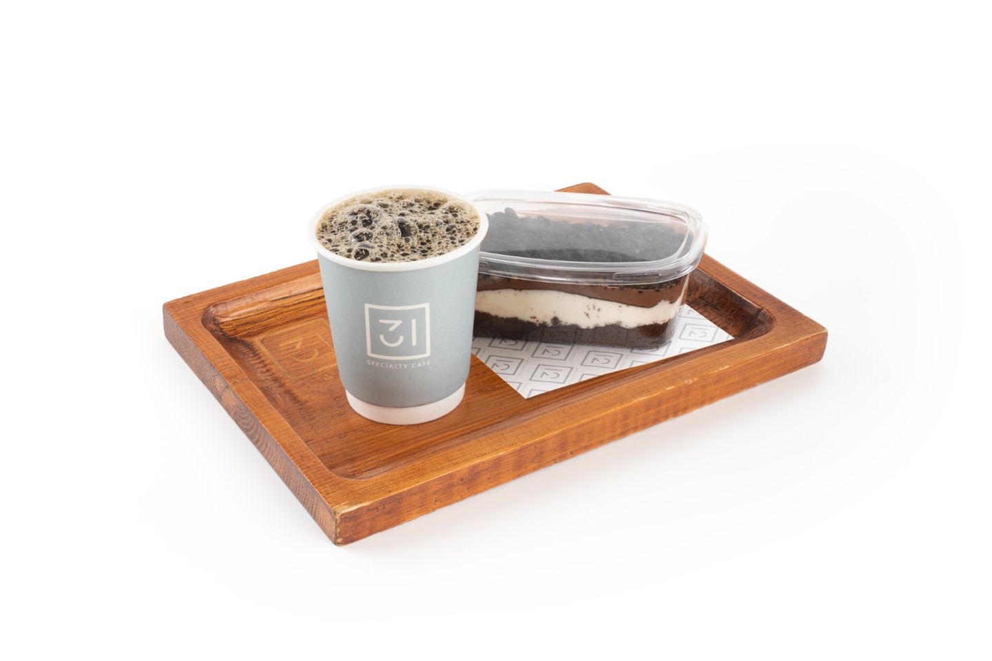 Todays Coffee With Lazy Cat Cake