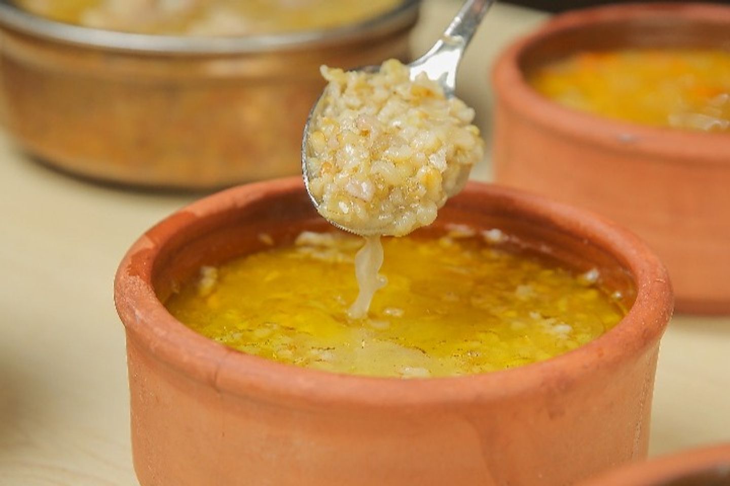 Pigeon Grits Soup To