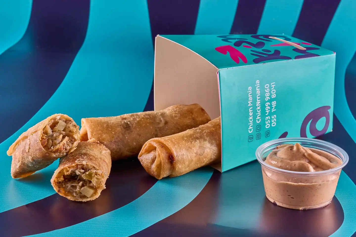 Cheesy Fajita Spring Roll