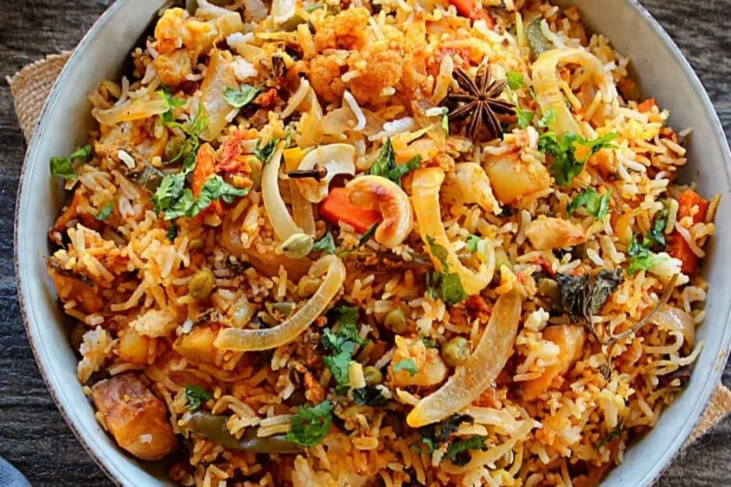Vegetables Biryani