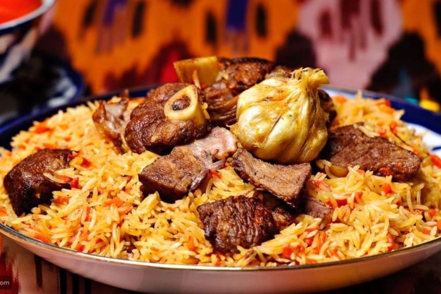 لحم كامل مع أرز
