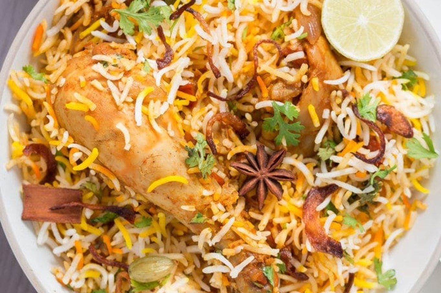 حيدر أبادي دوم برياني دجاج