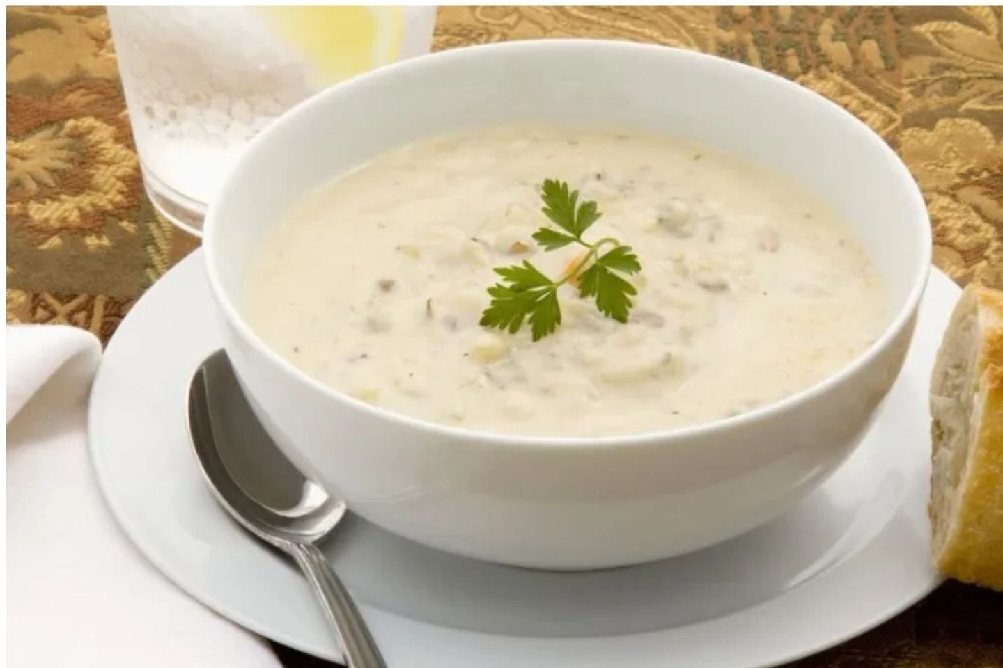 شوربة دجاج بالكريما