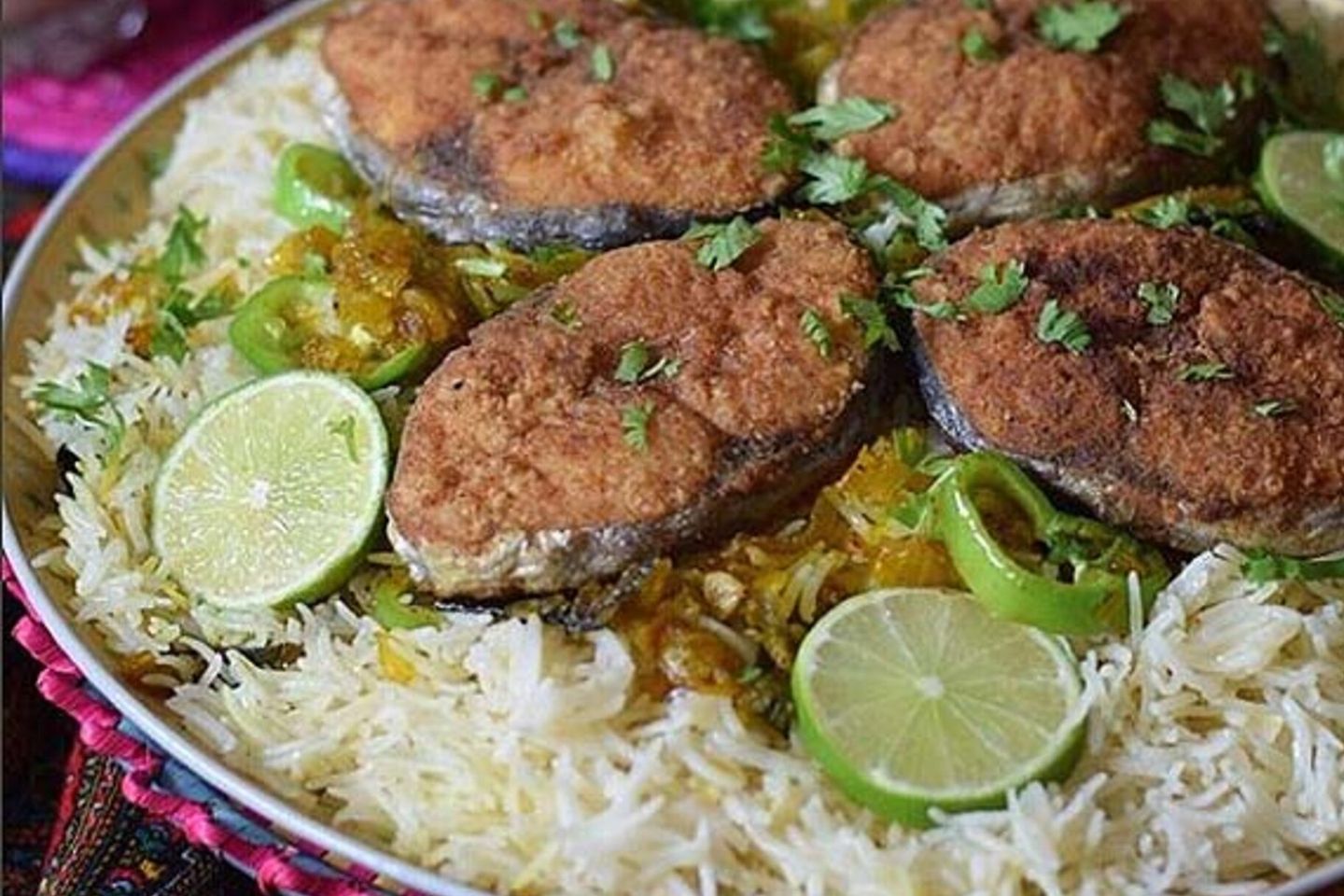 King Fish With Rice