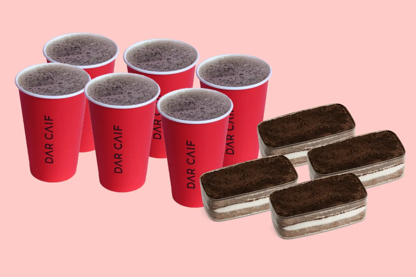 ٦ قهوة اليوم ٤ تراميسو