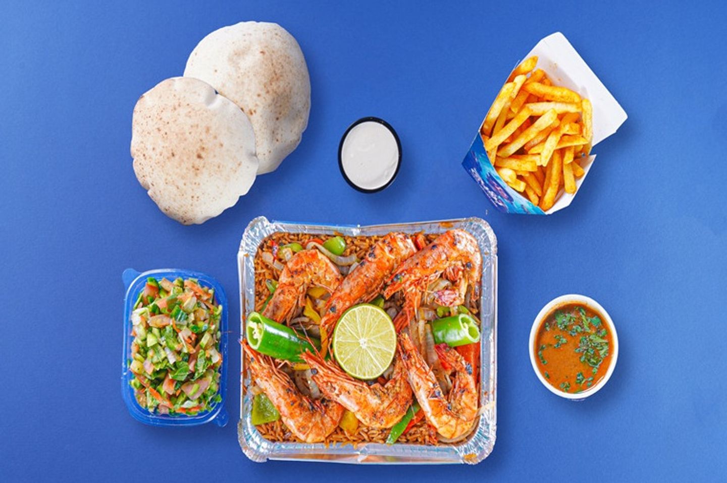 Medium Grilled Shrimp Meal