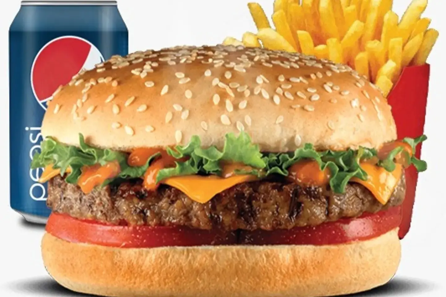 Double Beef Burger Meal