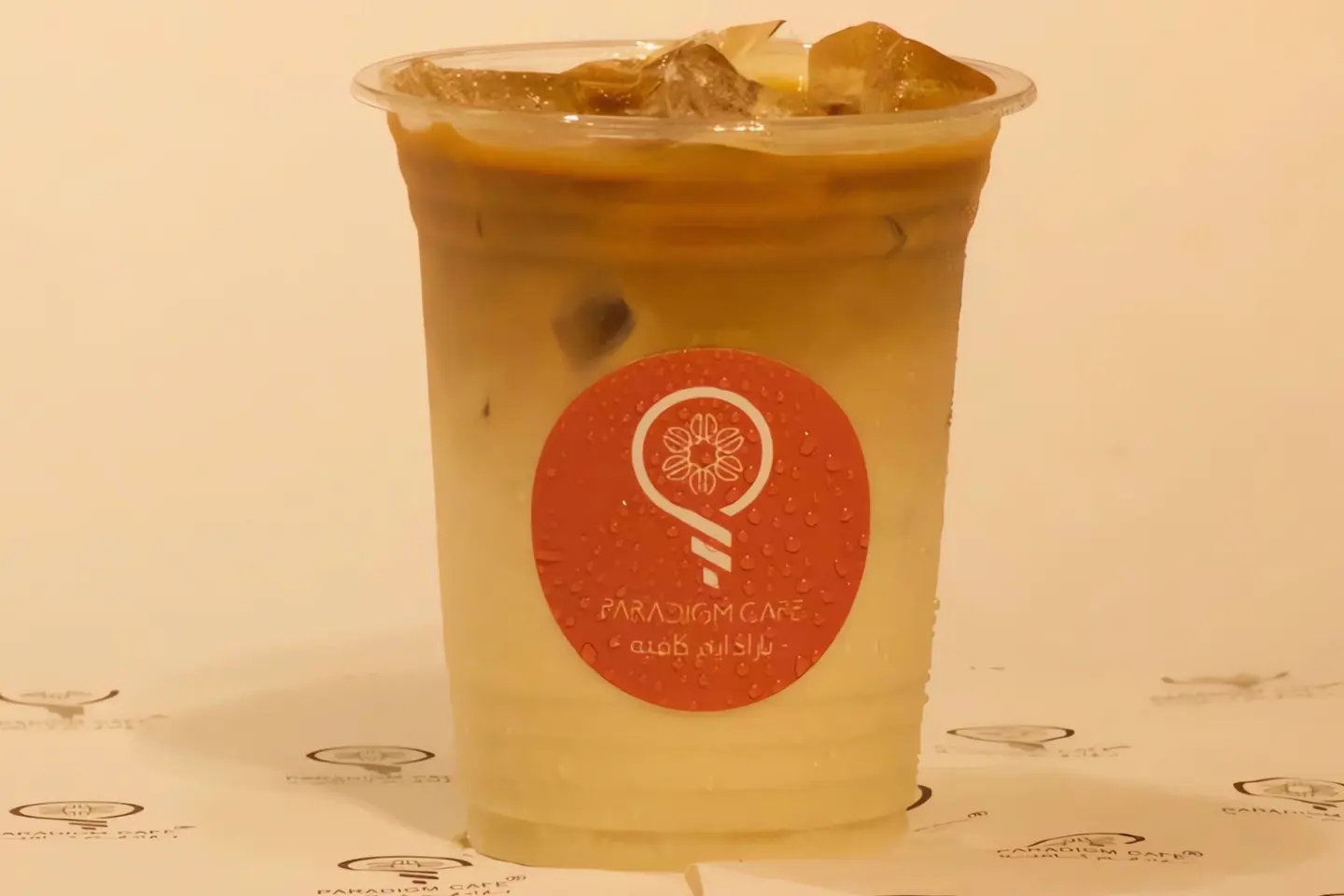 Ice Latte With Cookies