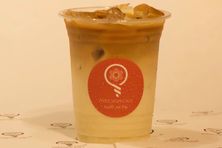 ايس لاتيه مع الكوكيز
