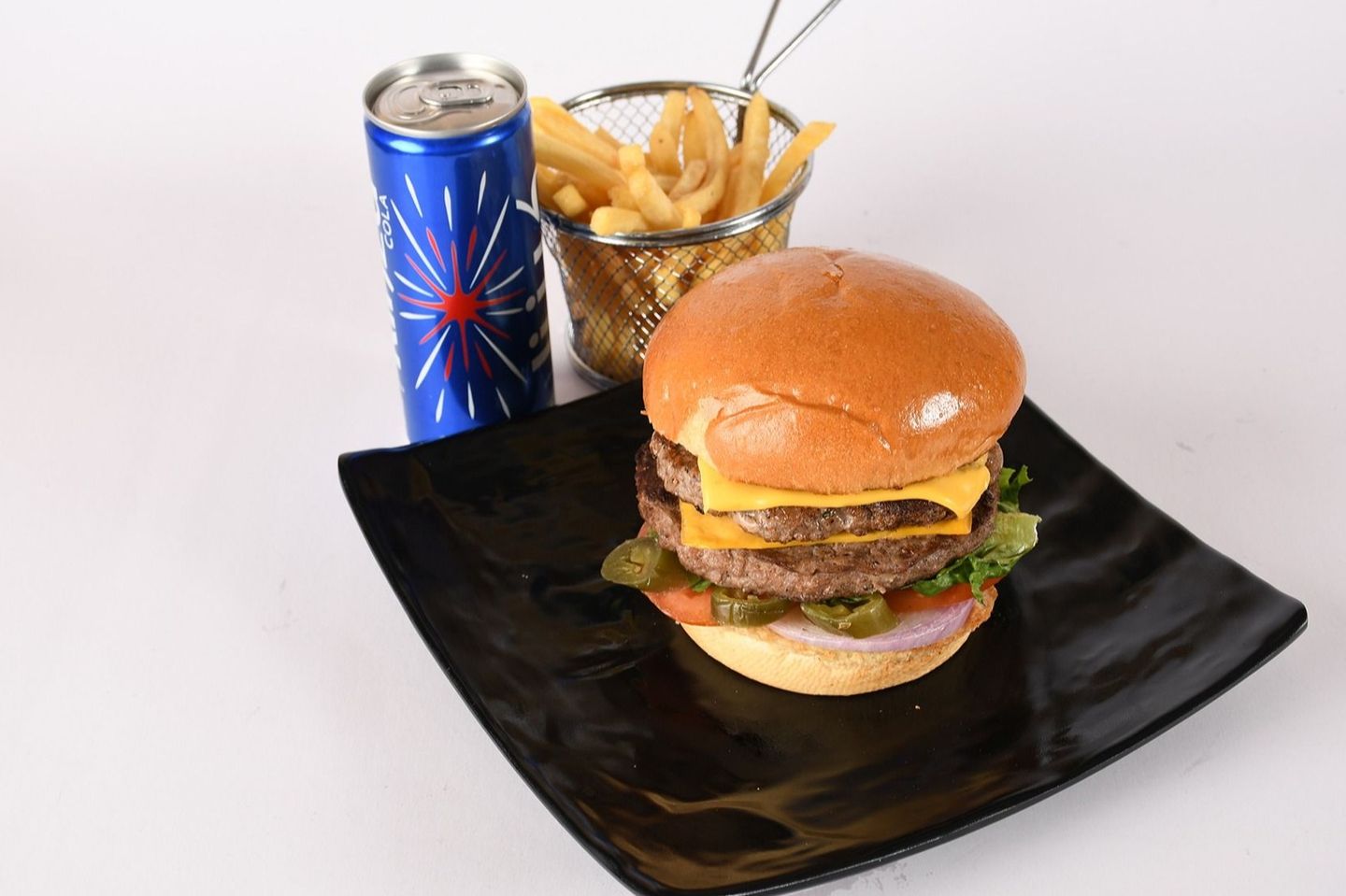 Double Beef Burger Meal