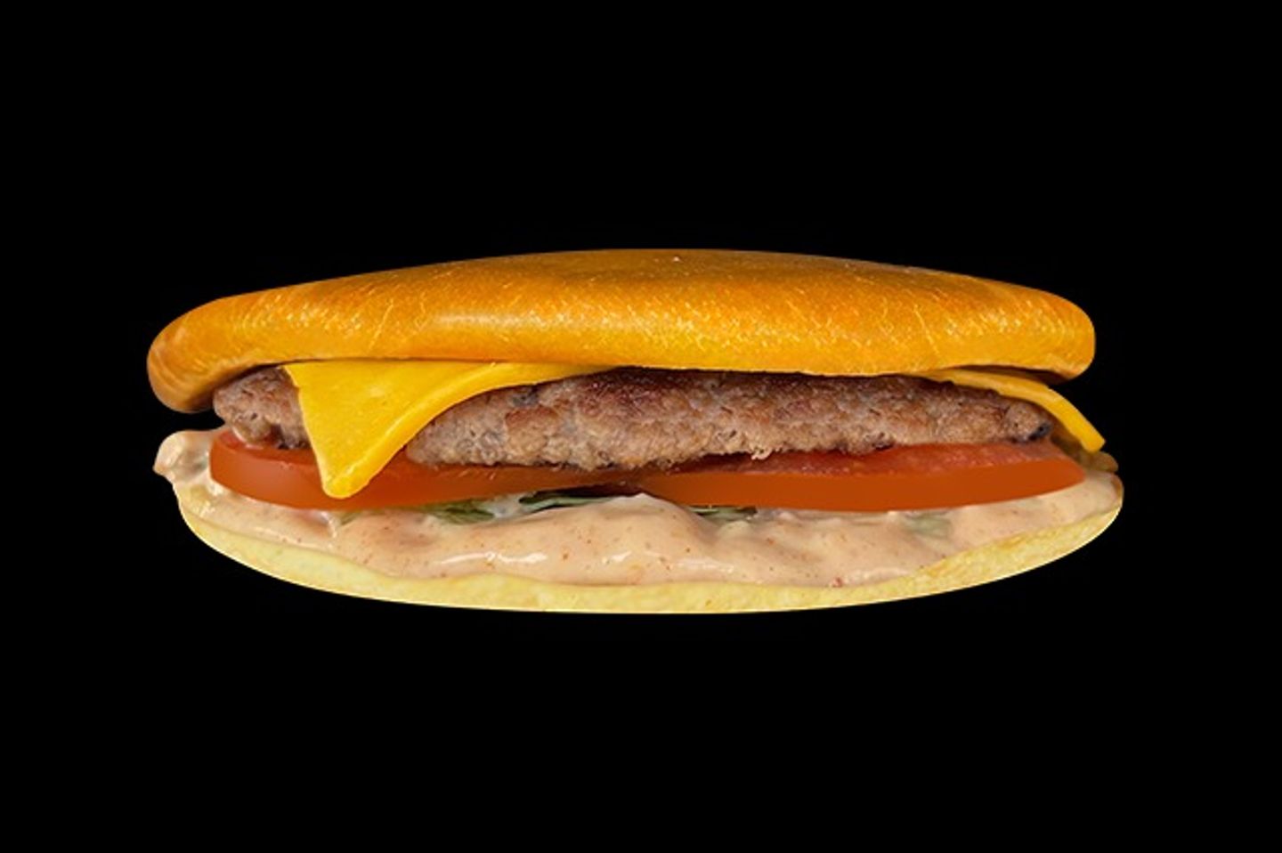 Flat Burger Beef