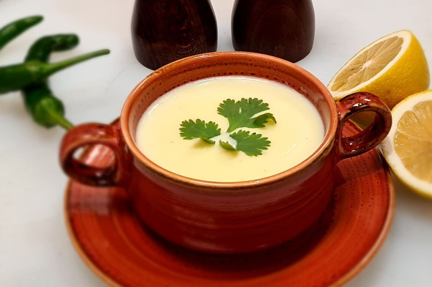 شوربة كريمة الدجاج