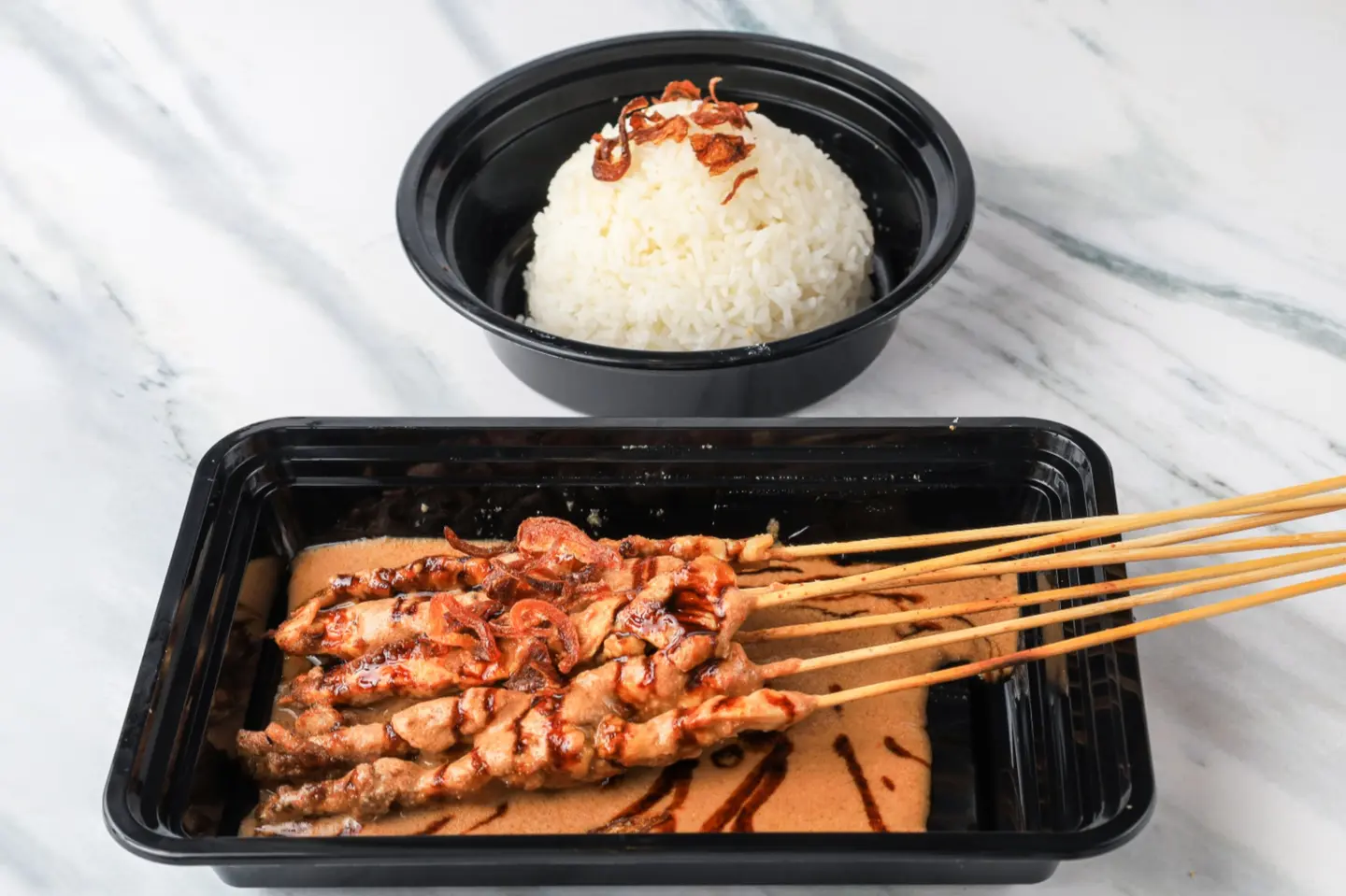 Sate Ayam Madura + Nasi