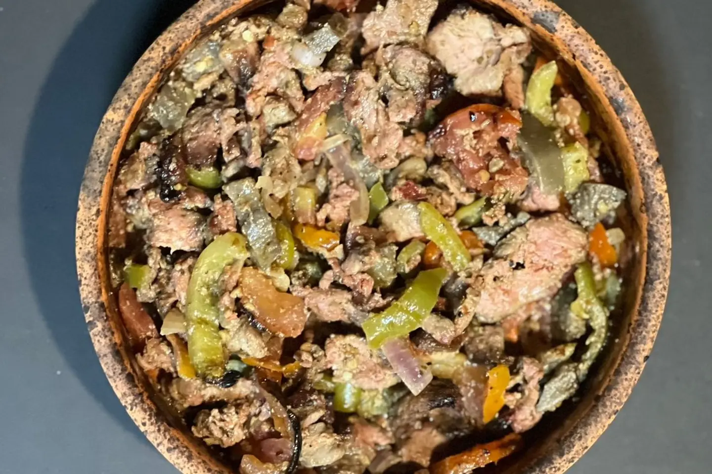 طاجن لحم بالخضار
