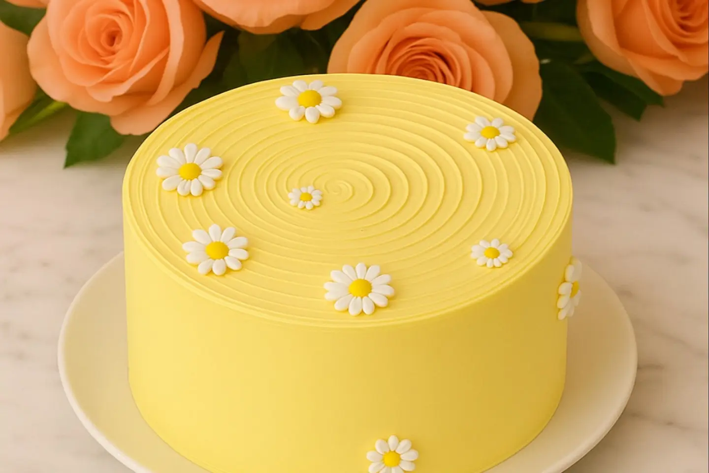 كيك مانجو صغير ٦ إنش