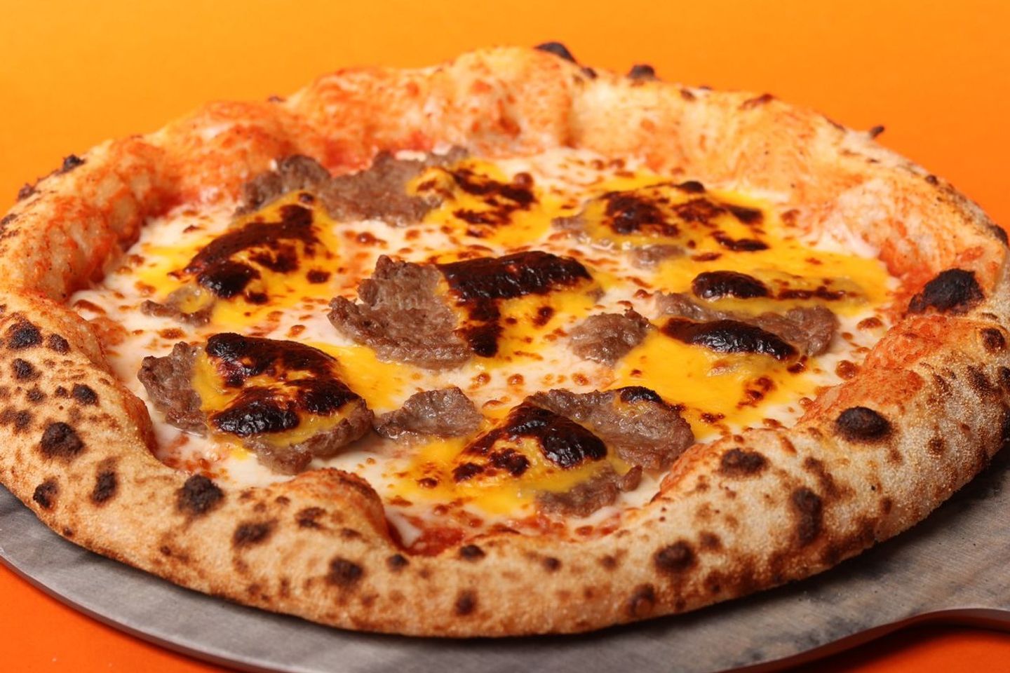 Beef Burger Pizza