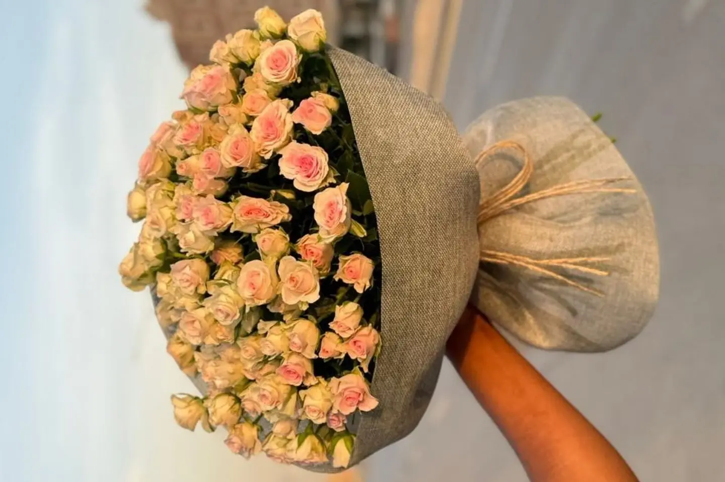 باقة روز طبيعية