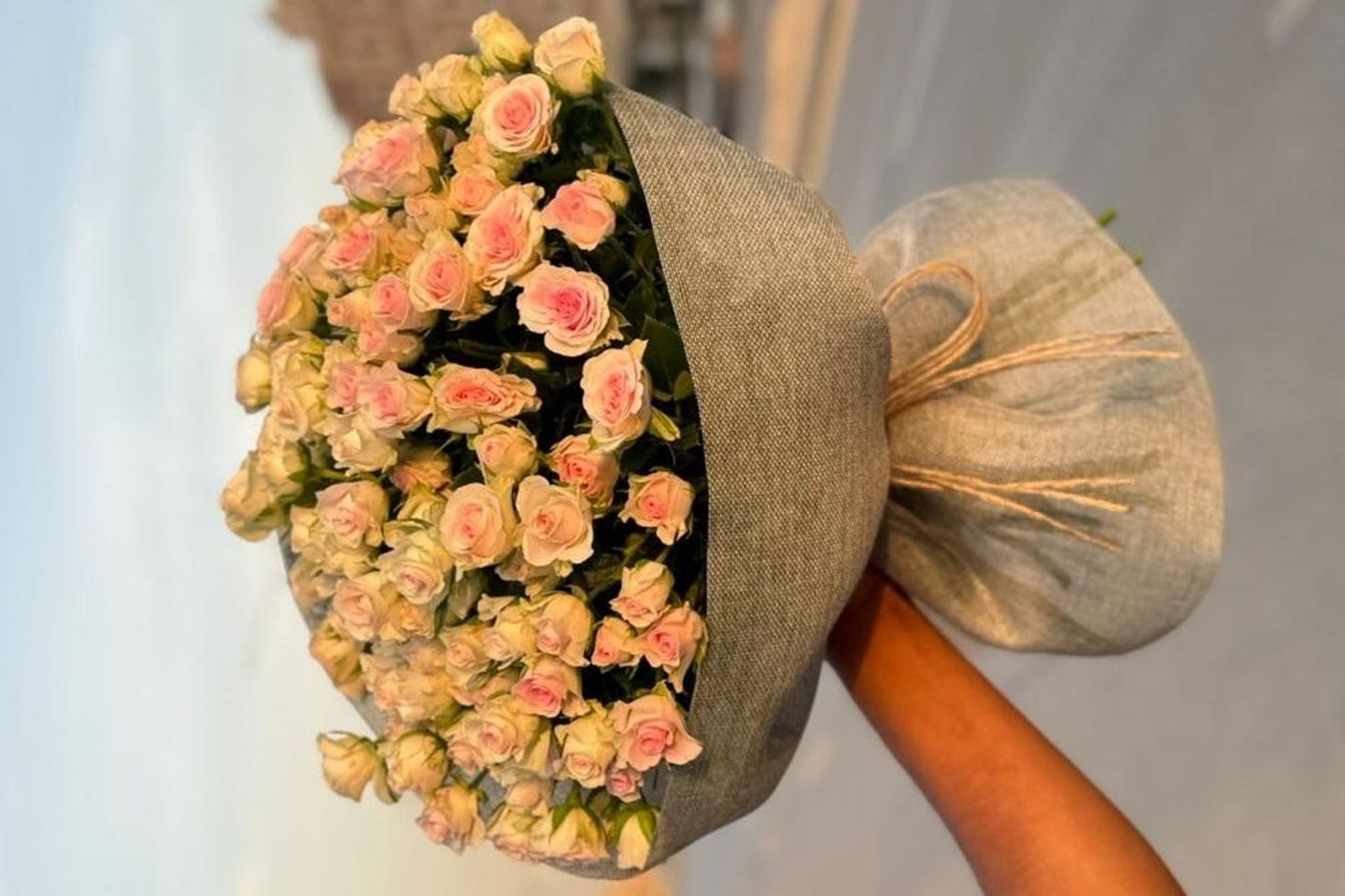باقة روز طبيعية