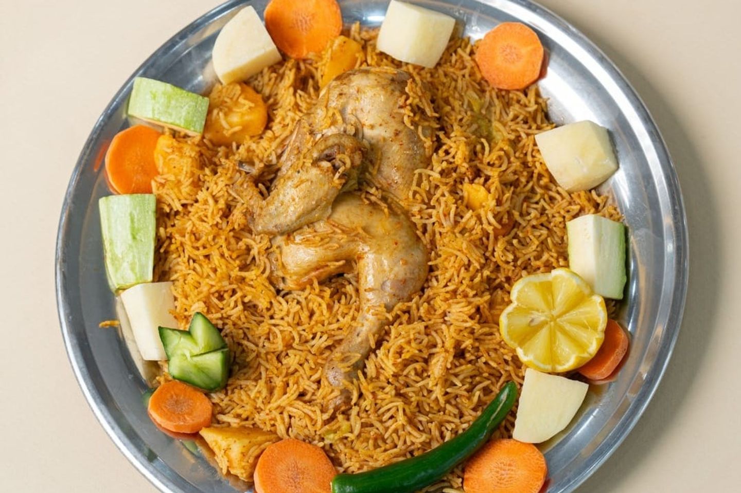 دجاج مطبوخ  تهامي