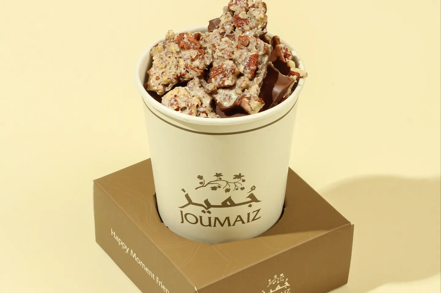 Caramelized Pecan Chips With Chocolate