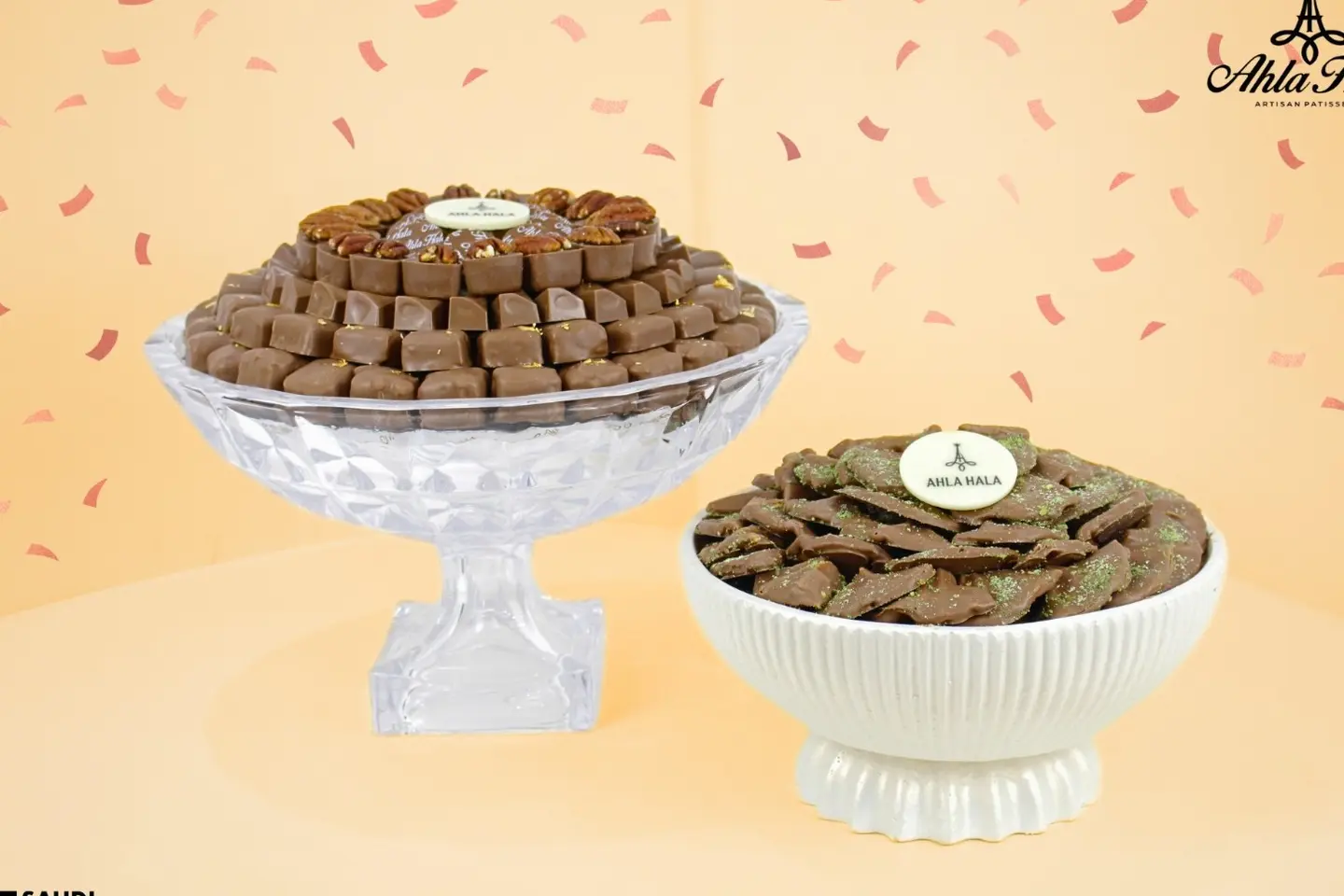 The Fourth Package Is A Belgian Chocolate Tray And A Rustic Tray.