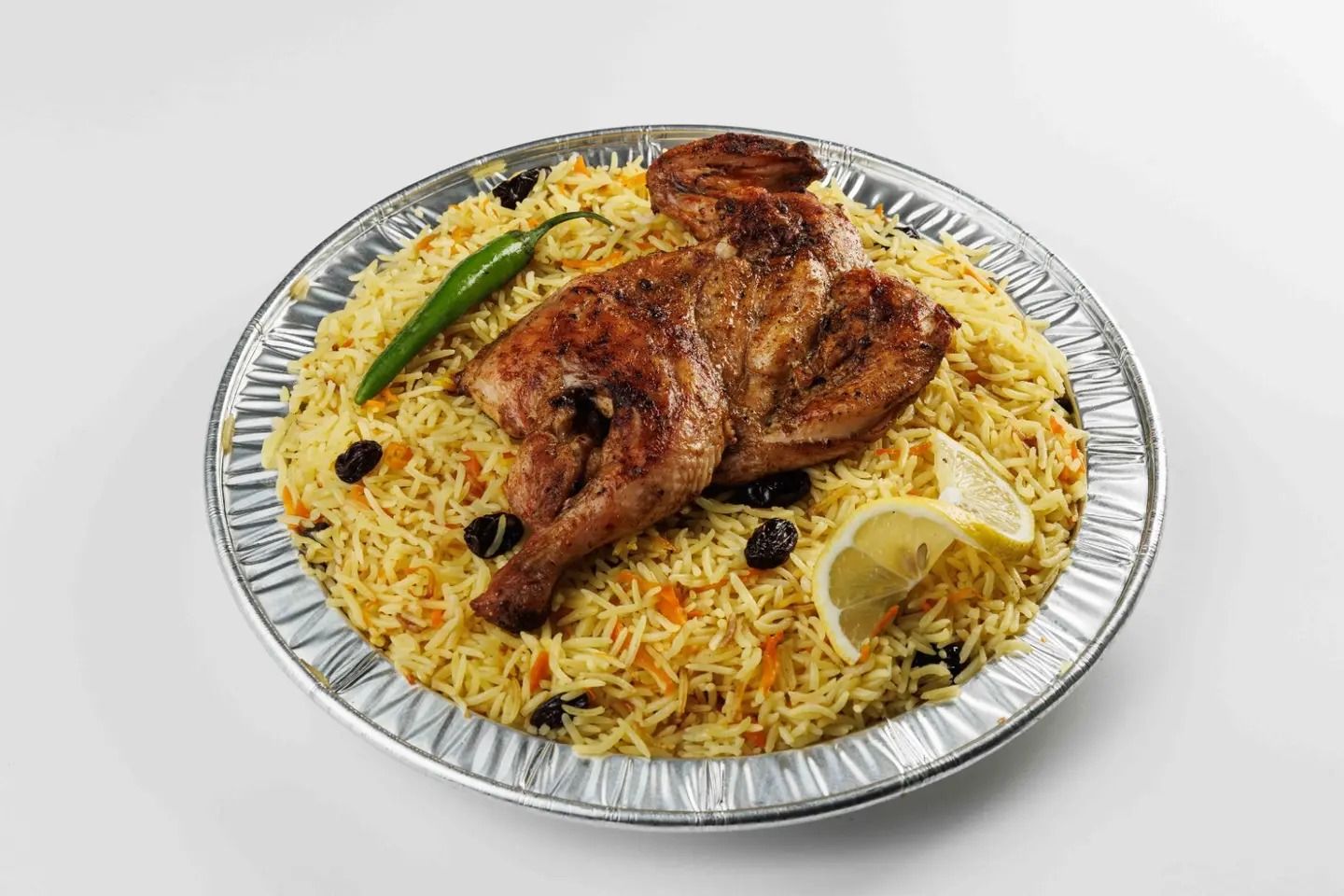 Chicken Mazby With Rice Baryani